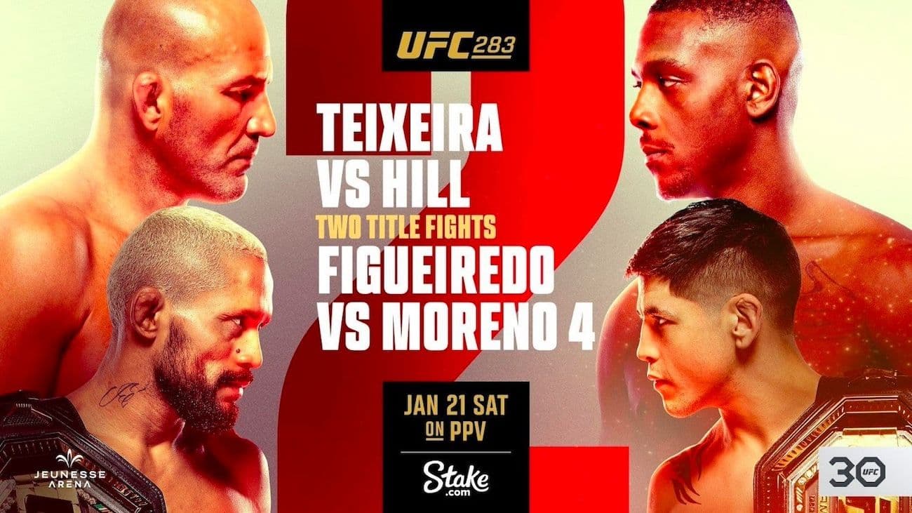 UFC 283: Glover Texeira vs Jamahal Hill Card Preview