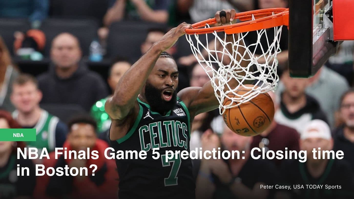 NBANBA Finals Game 5 prediction: Closing time in Boston? - The Gaming Juice