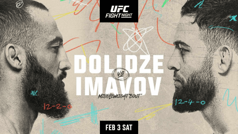 UFC Vegas 85: Dolidze vs Imavov - Main Event Breakdown, Pick & Favorite Bets